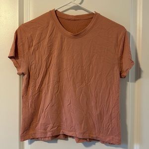 Rose Pink Lulu Running Tee